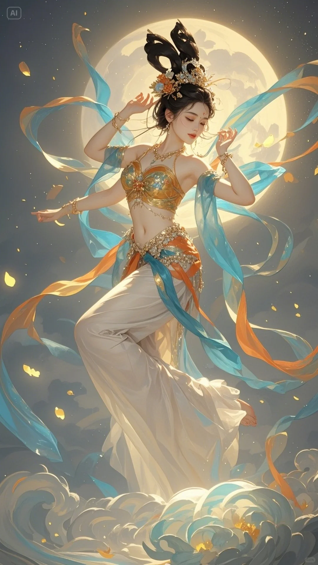 居然说我这套图违规,难道嫦娥要穿羽绒服么