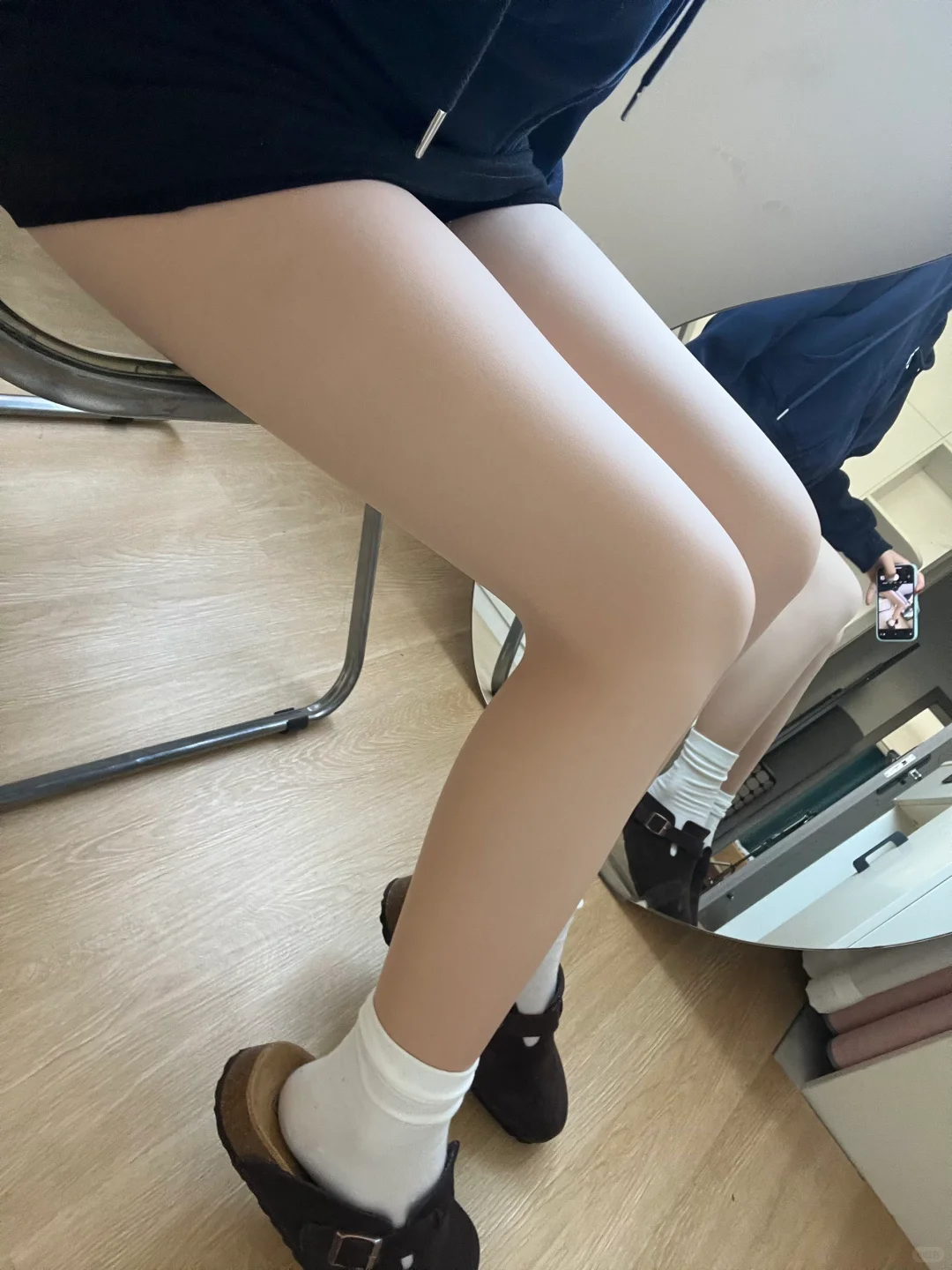 九敏…我不说谁知道我穿了光腿神器!!!