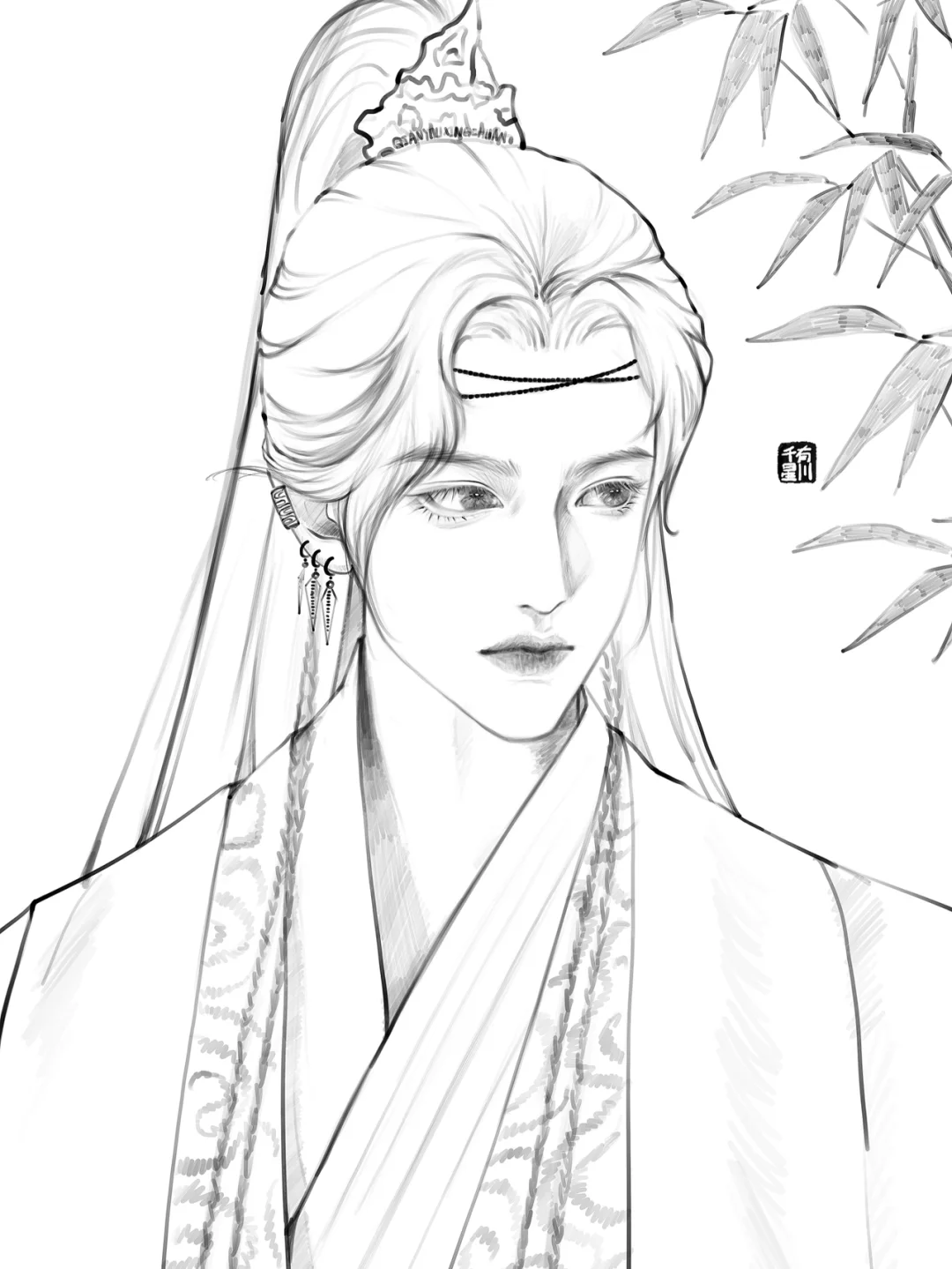 我的线稿，喜欢吗？