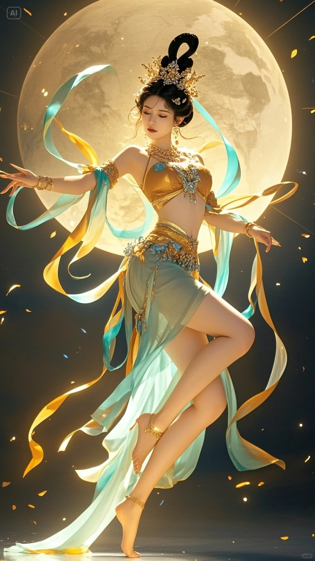 居然说我这套图违规,难道嫦娥要穿羽绒服么