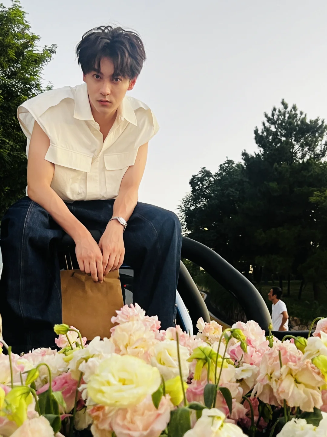 放几张不用美颜的田哥