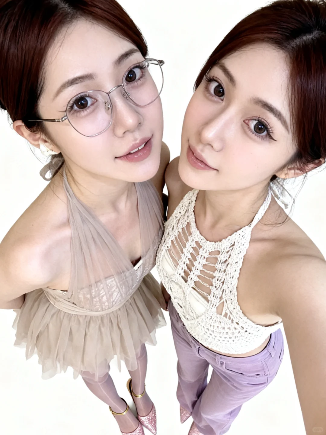 流心姐姐和泡芙妹妹合照来了