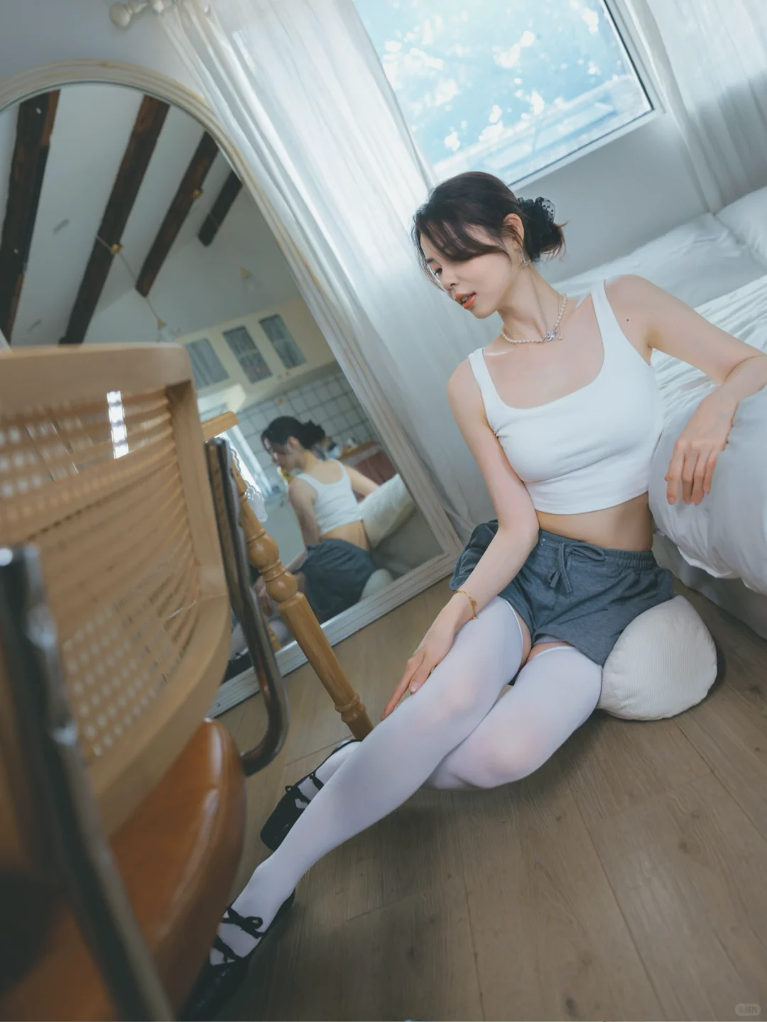 室内人像|纯欲风的轻私~满满的小清新感