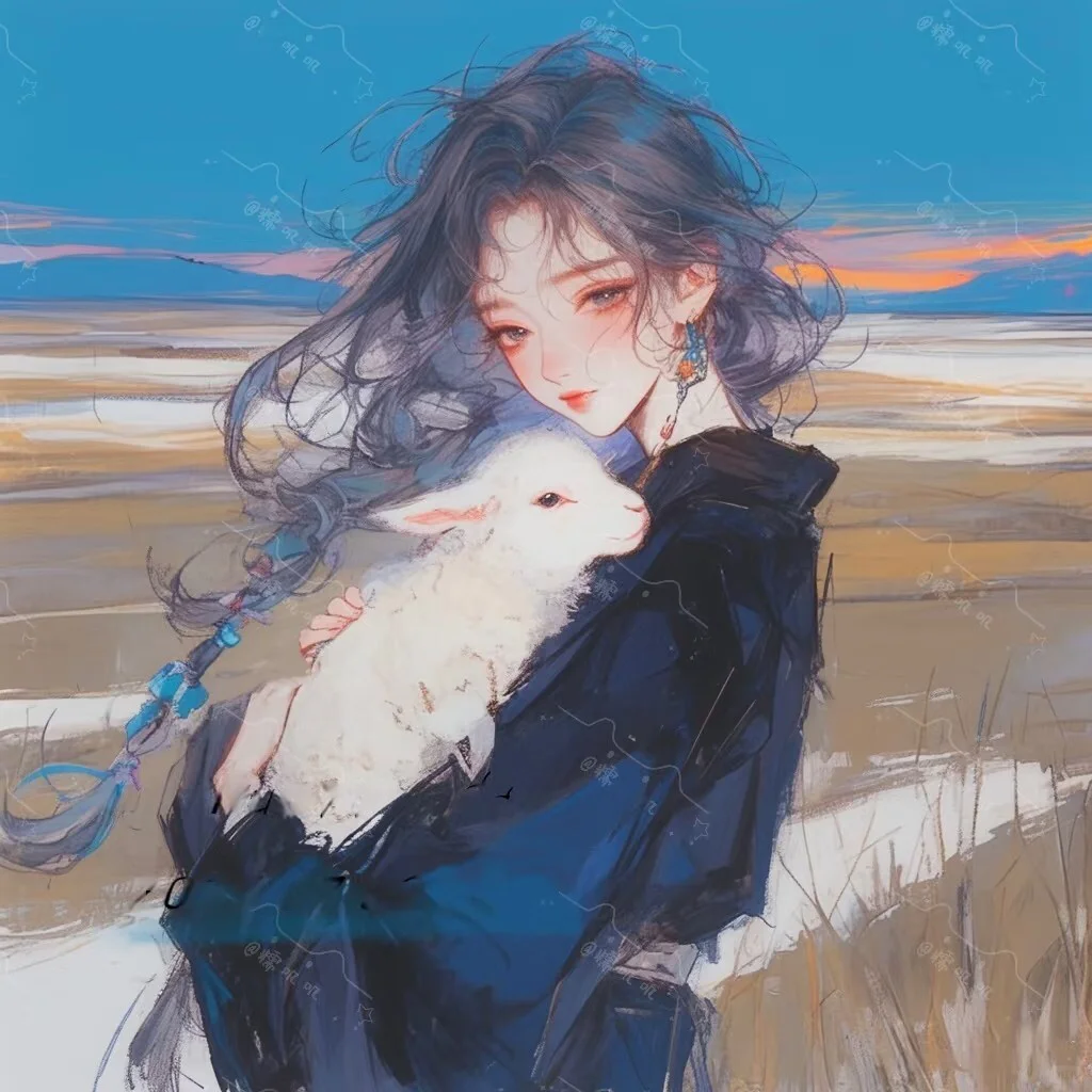 wechat/油画风少女感女头