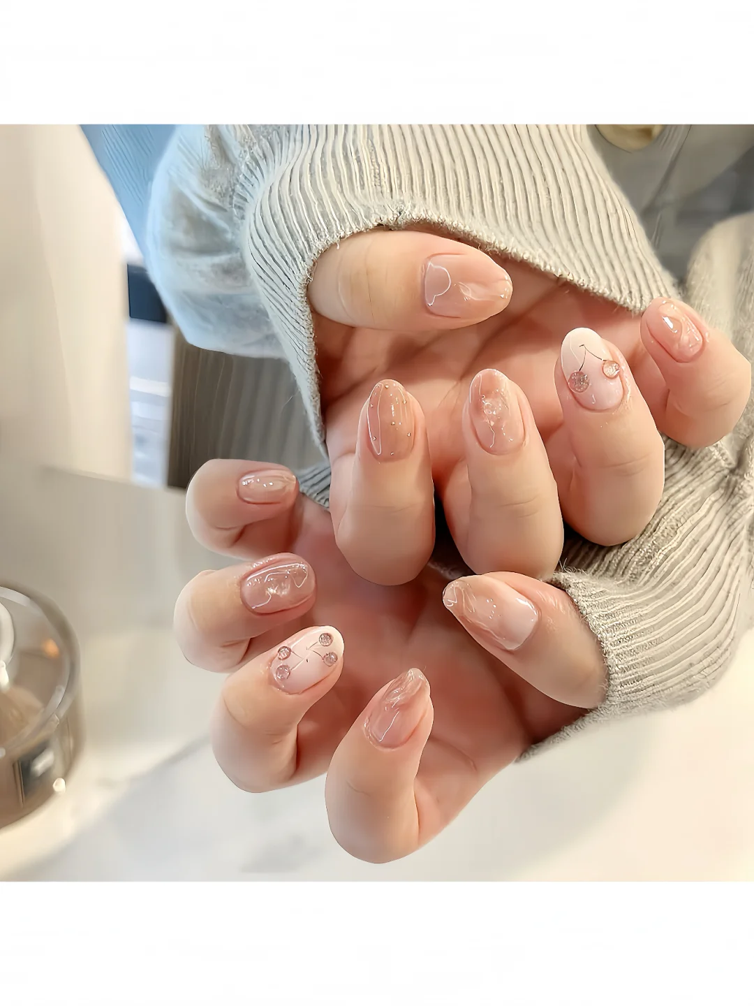 秋冬美甲怎么选💅🏻|甜妹少女感樱桃美甲🍒