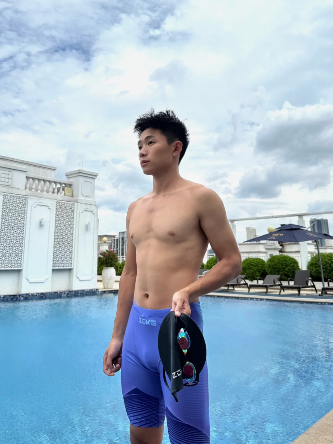 大学生游泳的快乐🏊