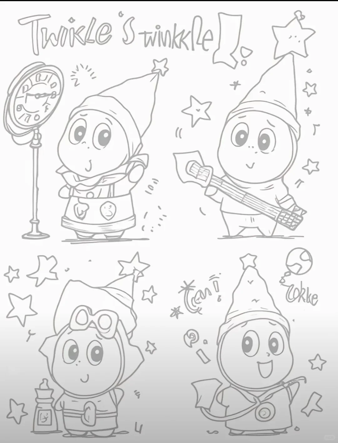 隐藏图画｜上班摸鱼