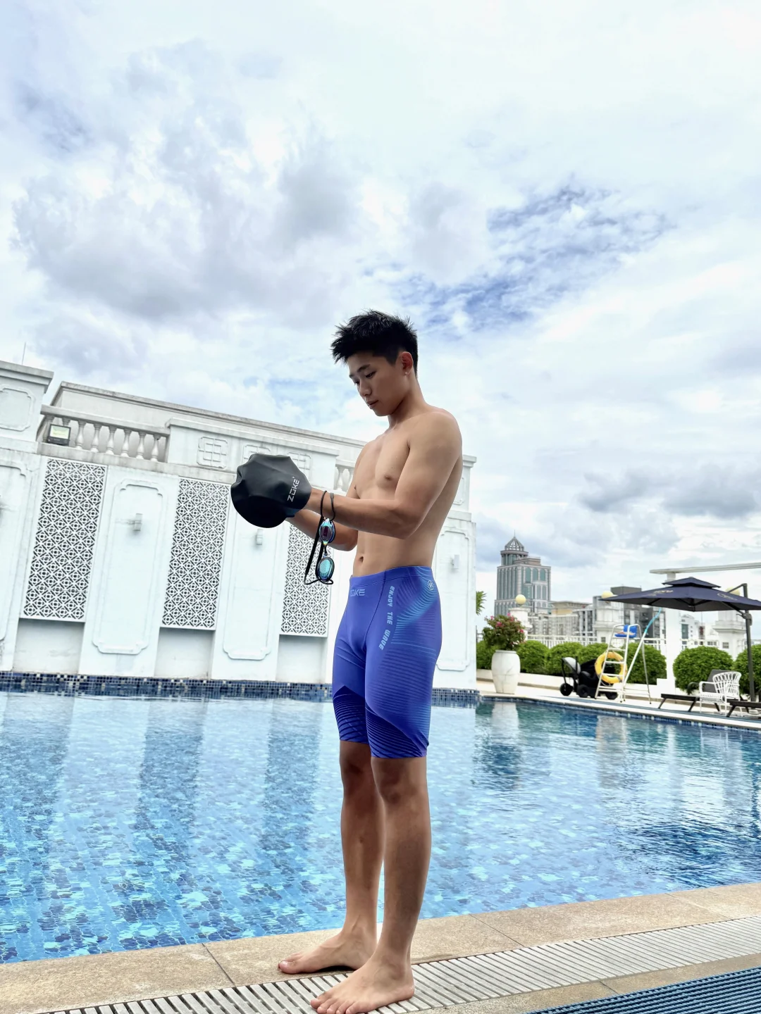 大学生游泳的快乐🏊