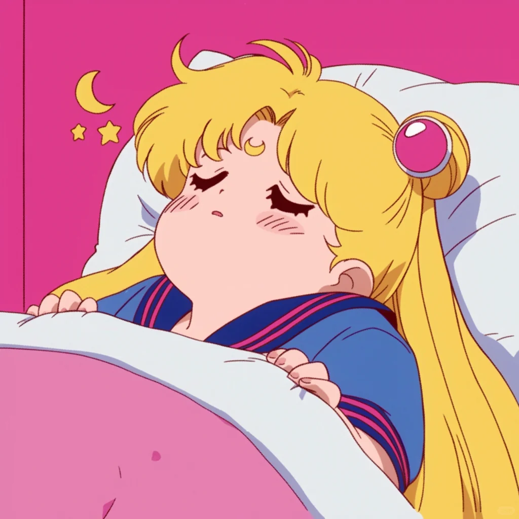咦天还是黑的继续睡吧🌒🎑 美少女战士