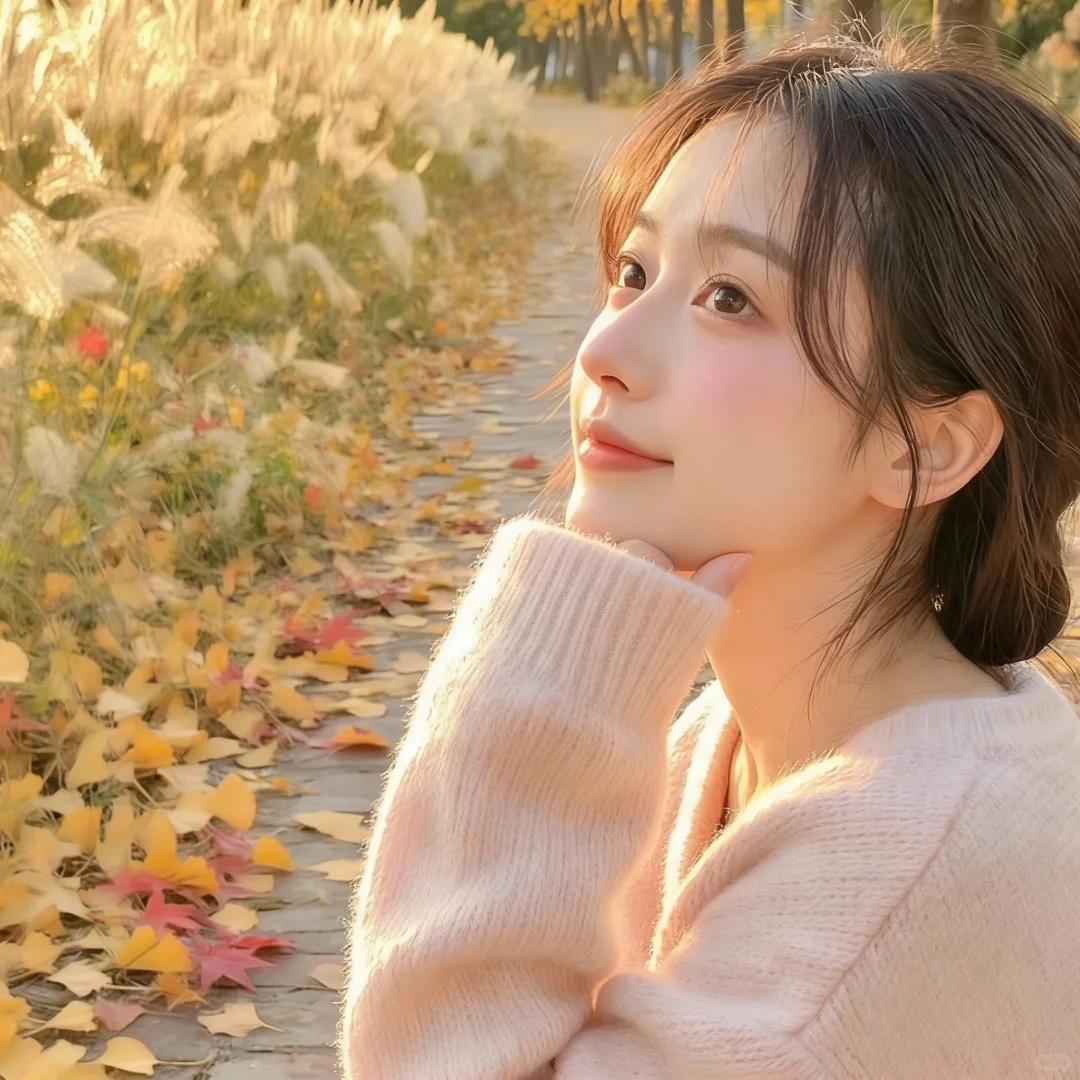 🍂秋日甜妹捕获计划｜暖到心尖的治愈头像