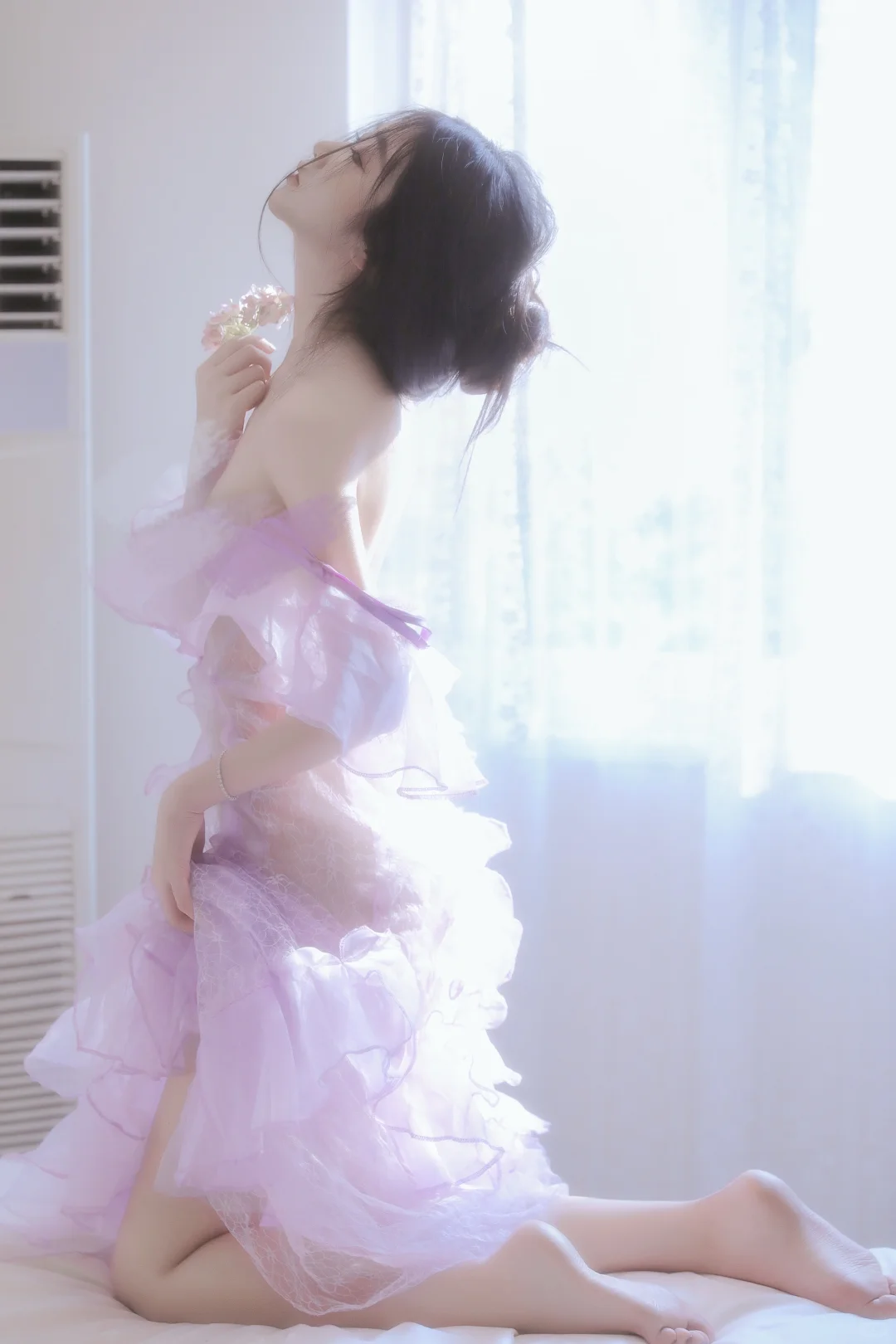 超仙轻私房|清冷紫色纯欲氛围感写真