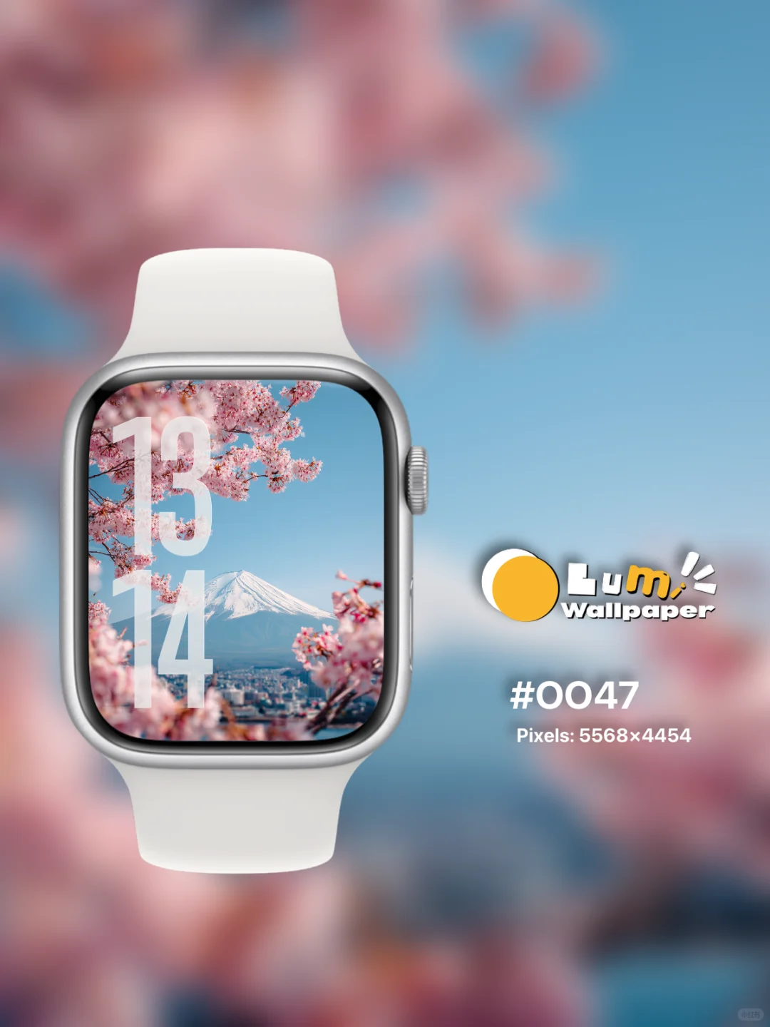 Lumi壁纸 | IOS26樱花富士山壁纸 | 0047