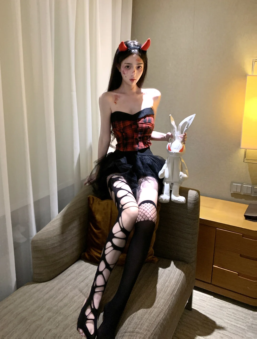 两张古早风的万圣小恶魔👿