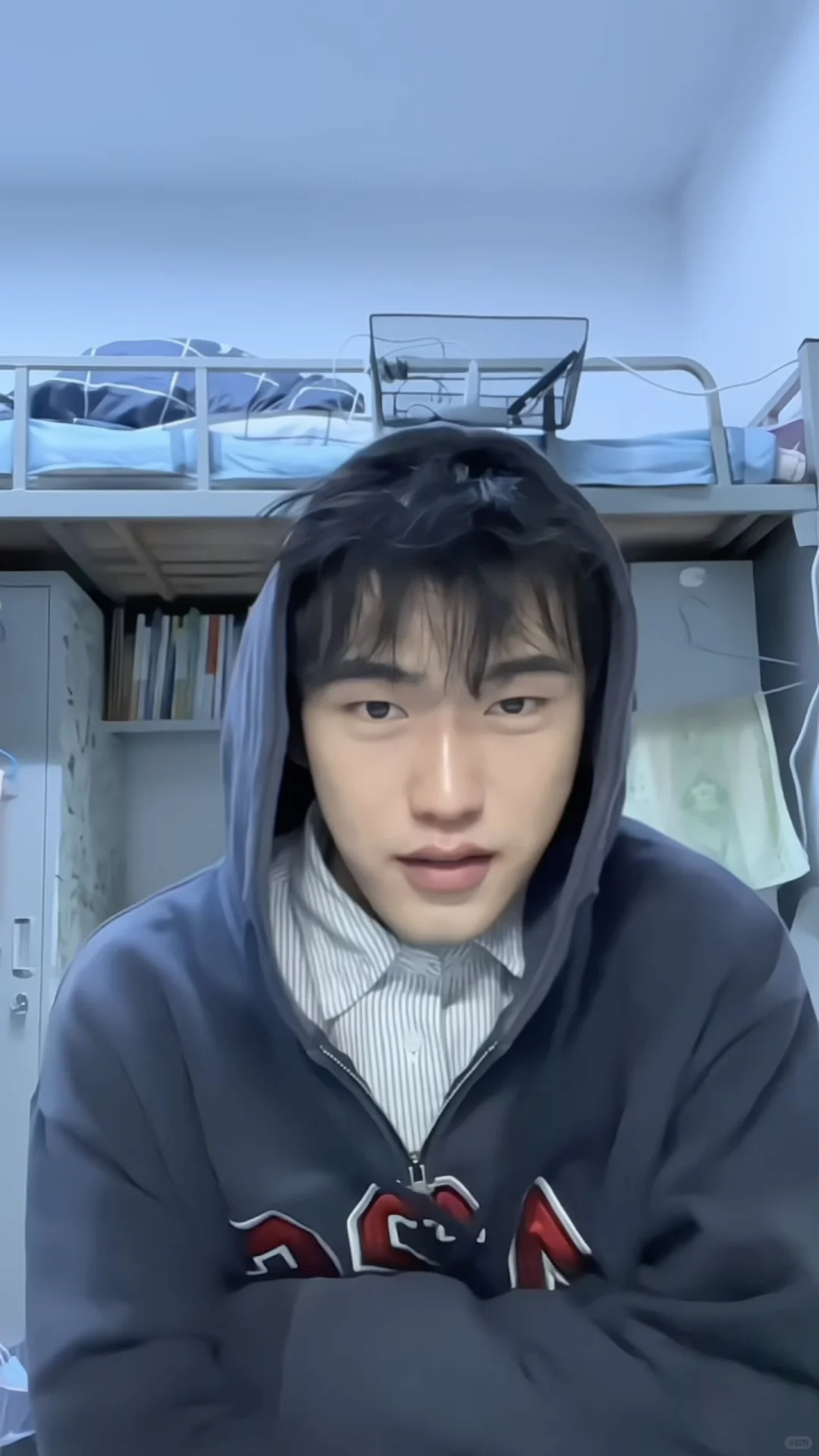 已瘦70斤的面部对比