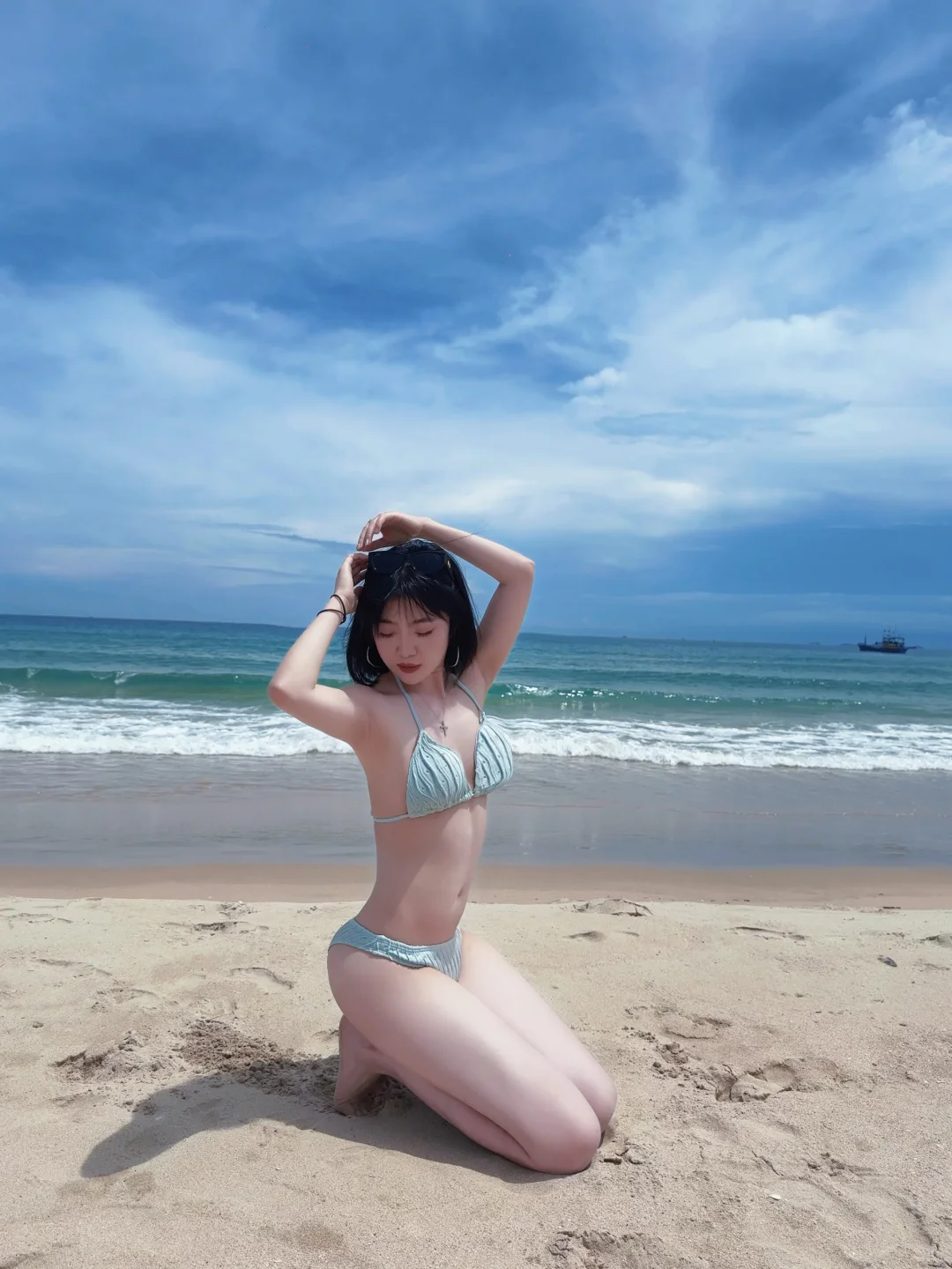 谁说120斤不能穿比基尼？👙