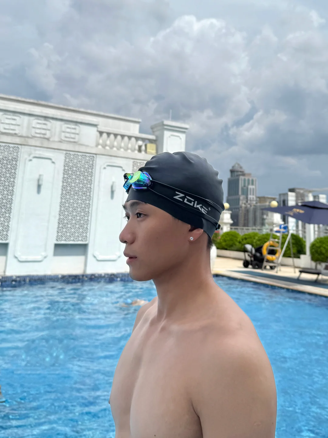 大学生游泳的快乐🏊