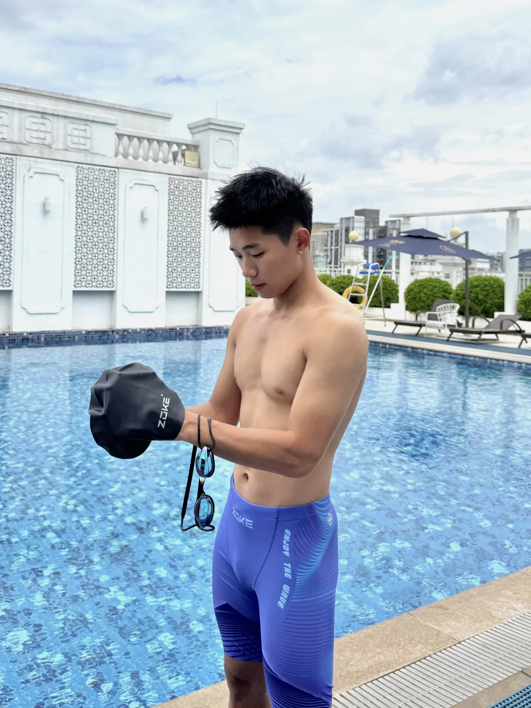 大学生游泳的快乐🏊