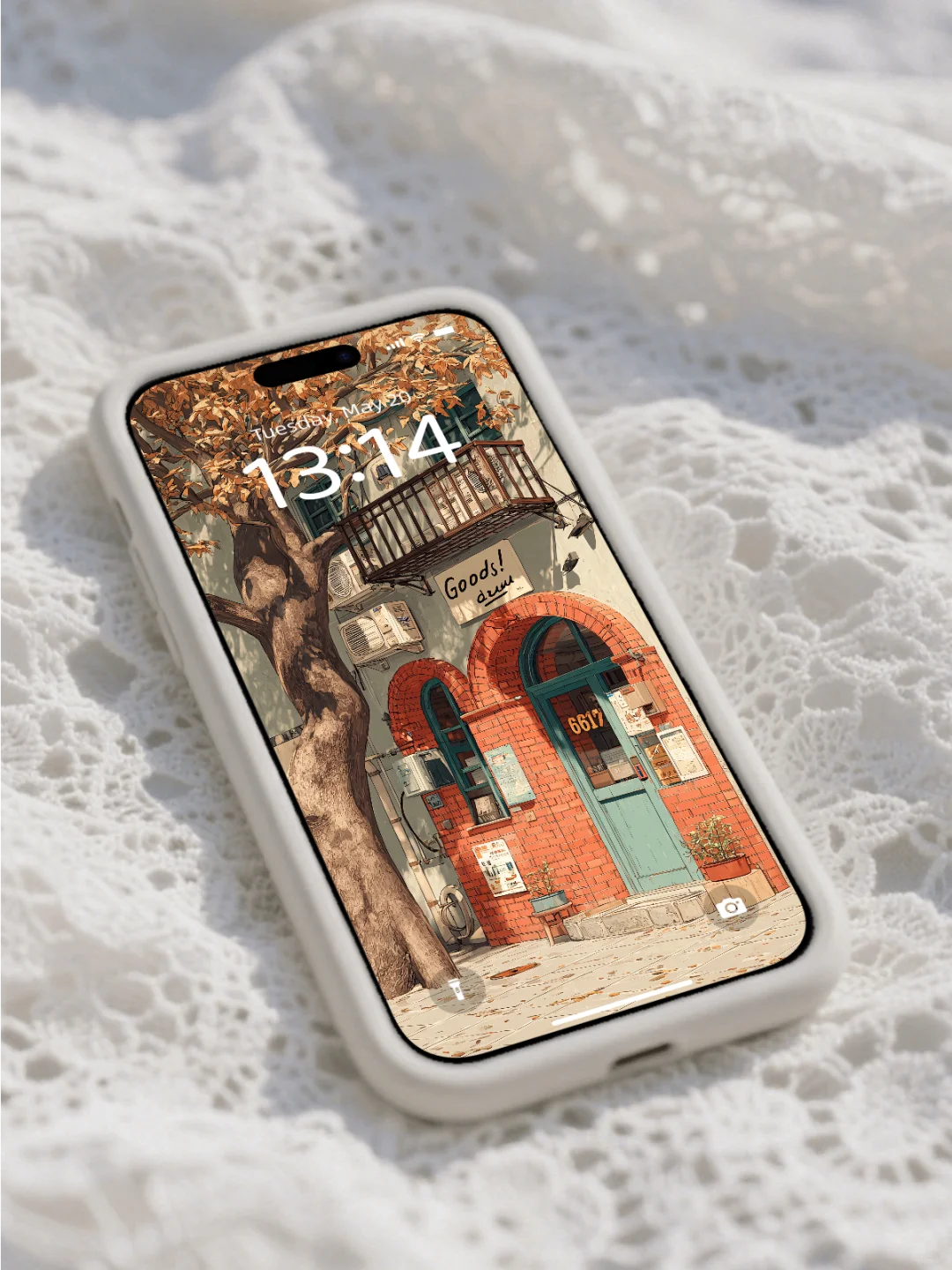 转角遇到治愈系小店|🍂秋日海滨街道壁纸