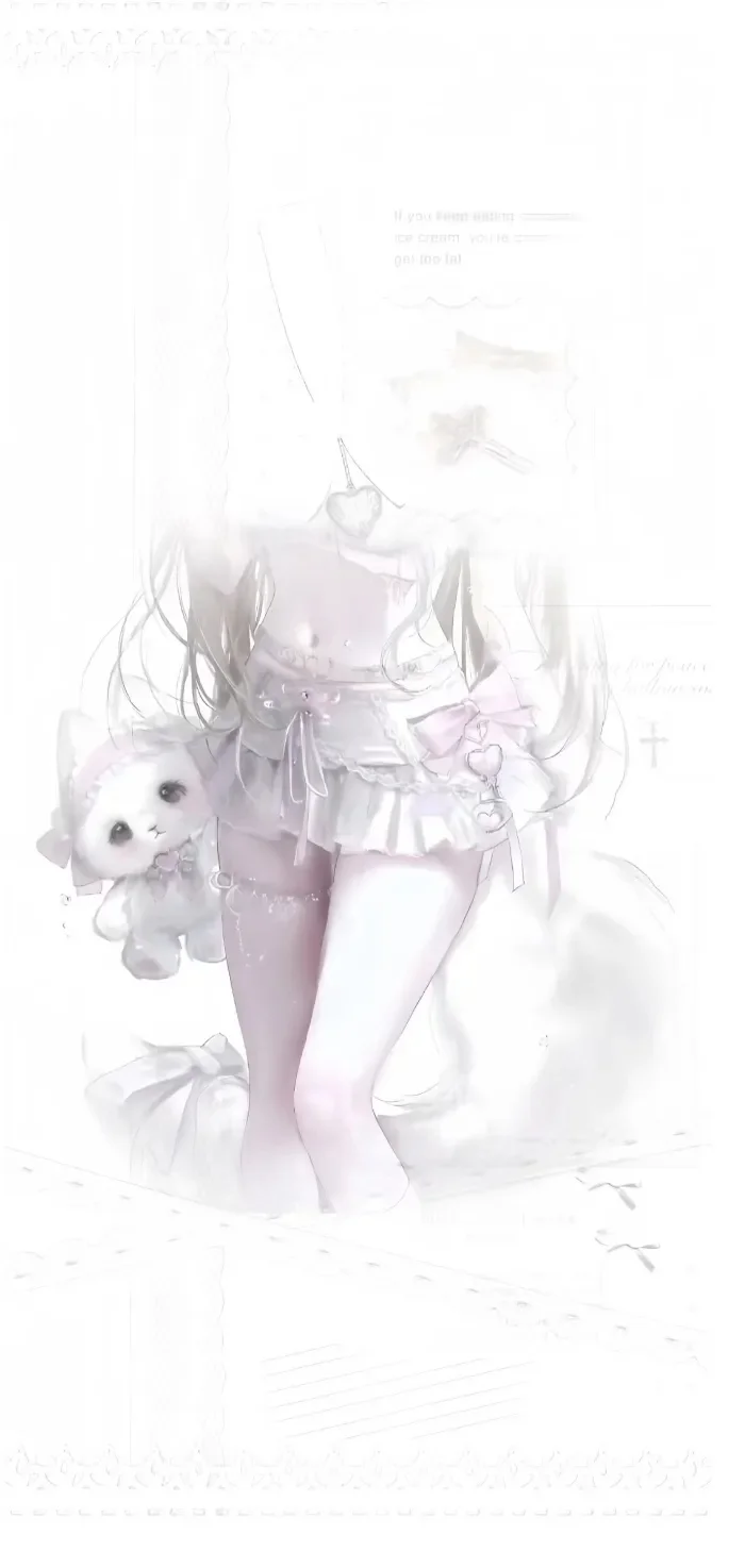 🎀 ‧₊˚ 🤍少女部位壁纸