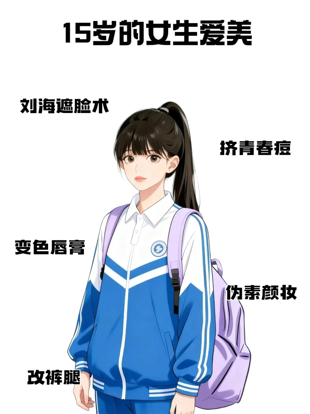 不同年龄阶段的女生爱美