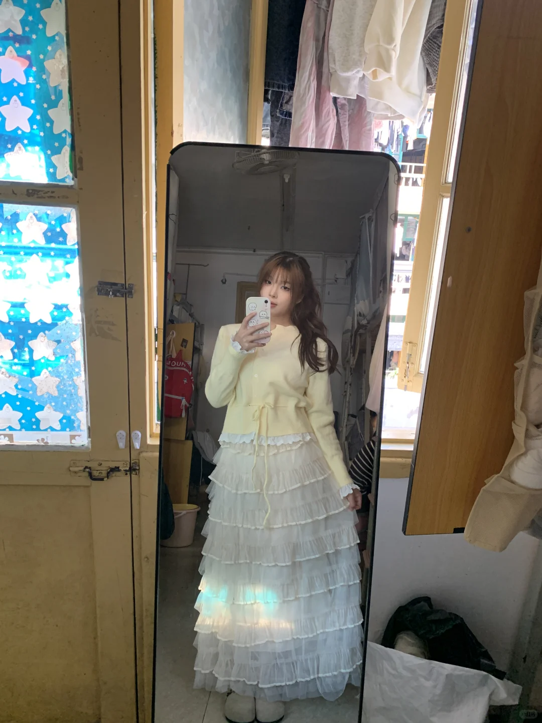 附全身🔗，穷鬼女大，温柔气质穿搭