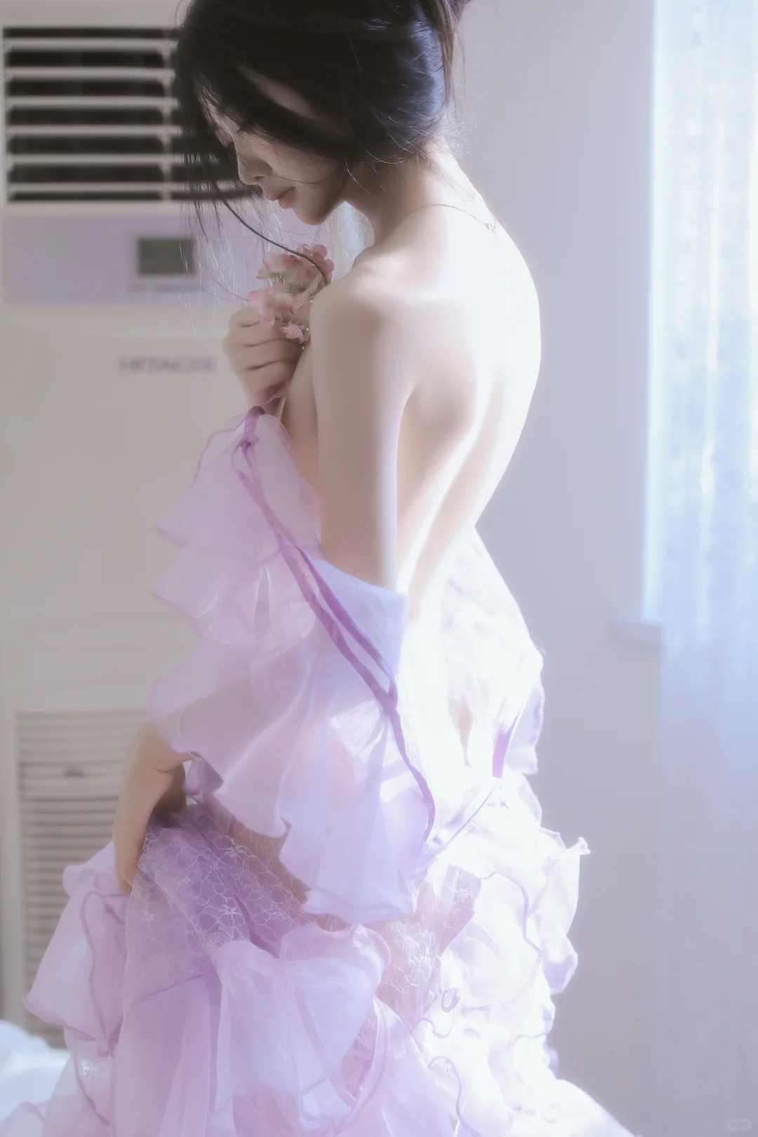 超仙轻私房|清冷紫色纯欲氛围感写真