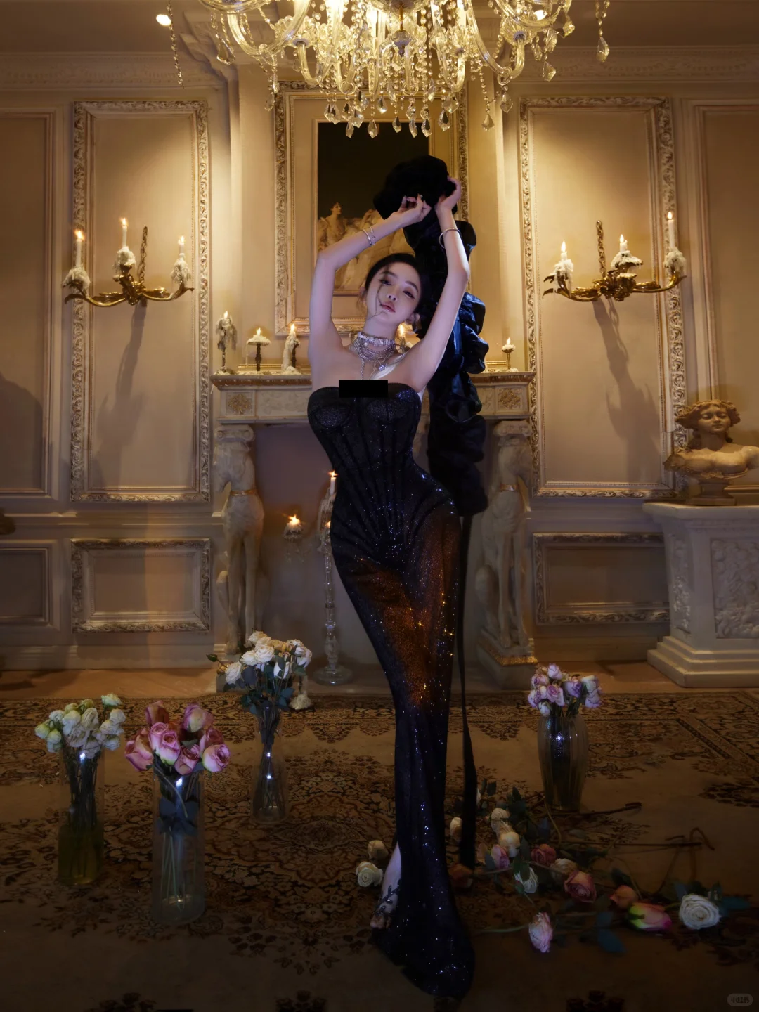 “ 天生的尤物从不欲擒故纵 ” 黑色玫瑰🖤