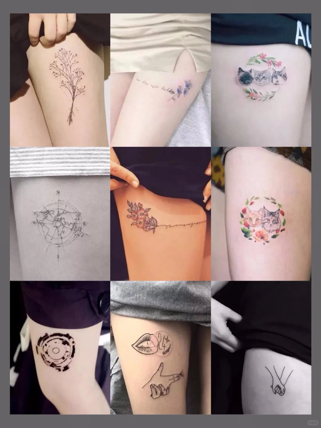 🎀最适合女生的纹身部位｜释放你的魅力～💓