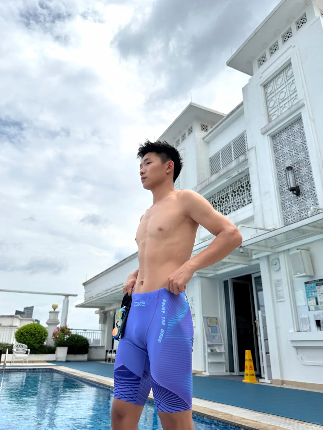 大学生游泳的快乐🏊