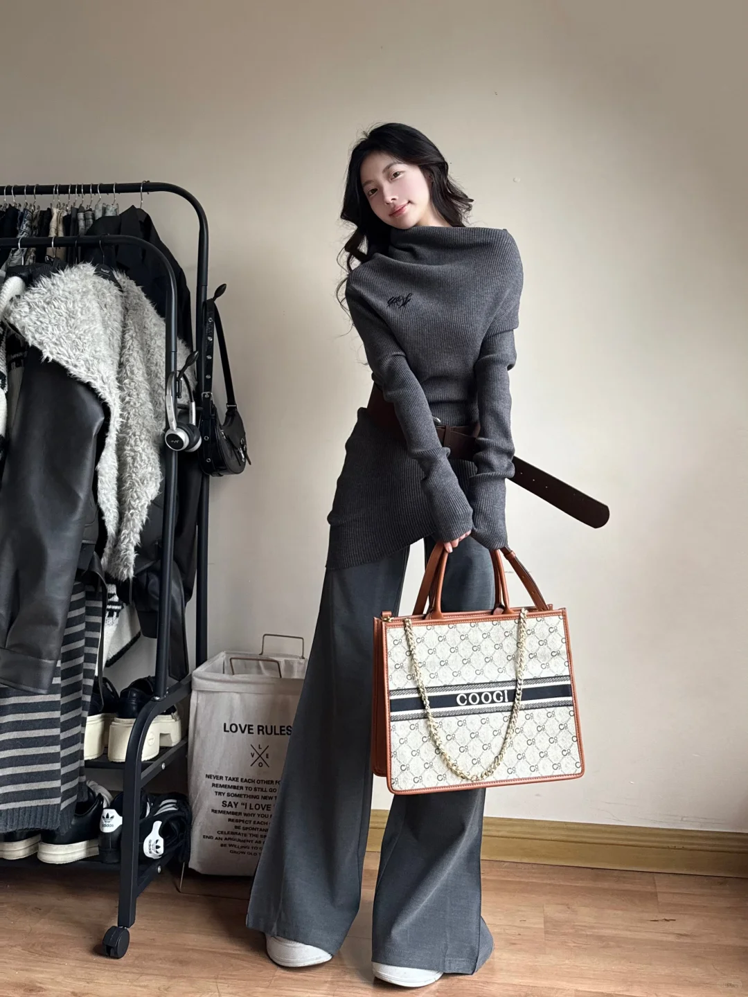 啊啊啊啊啊灰色系套装好有质感!!!