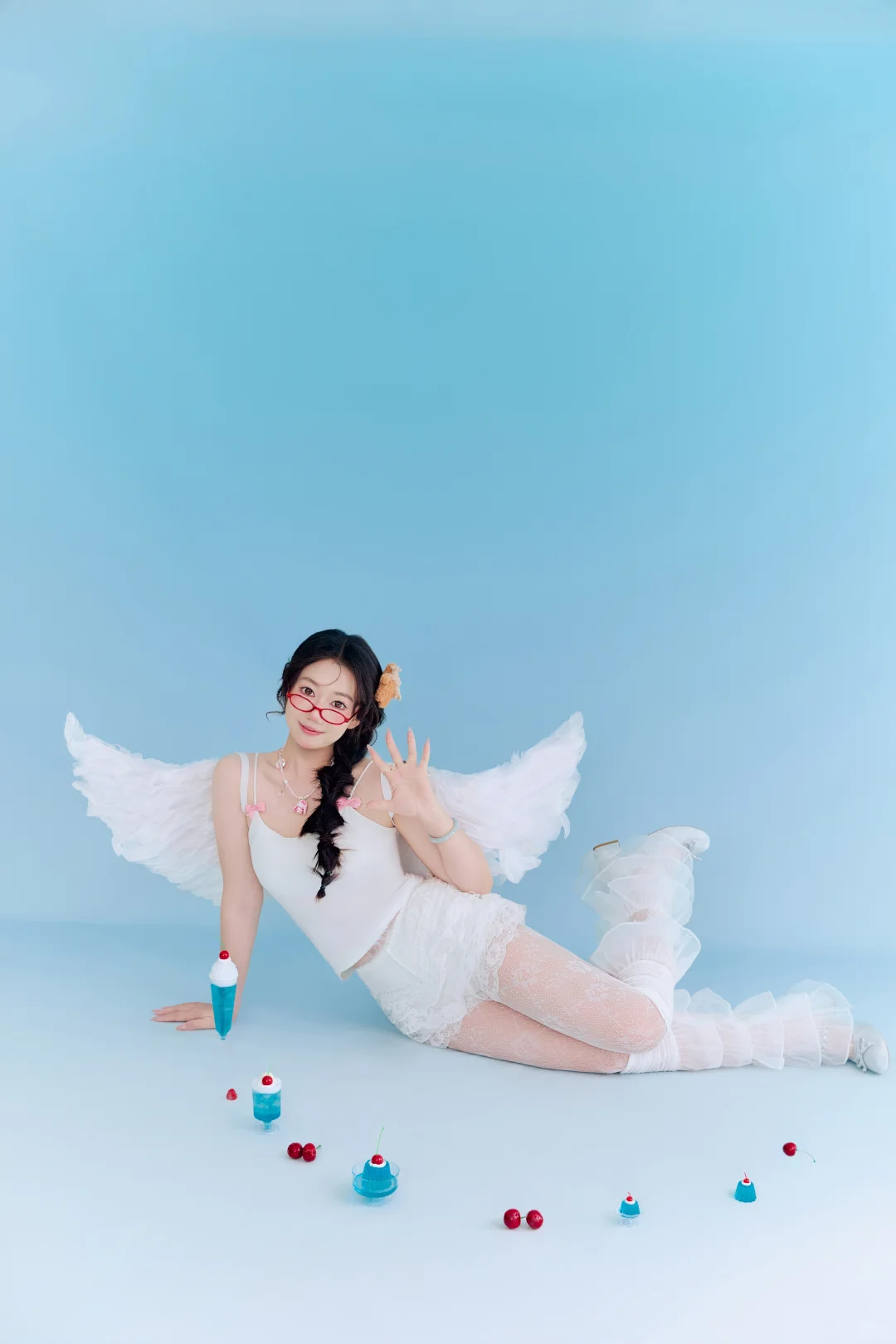 少女写真、天使写真、天使的翅膀