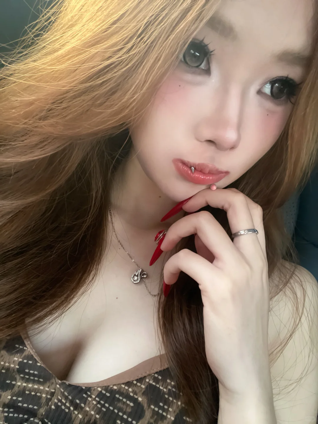 我爱豹纹紧身包臀裙！
