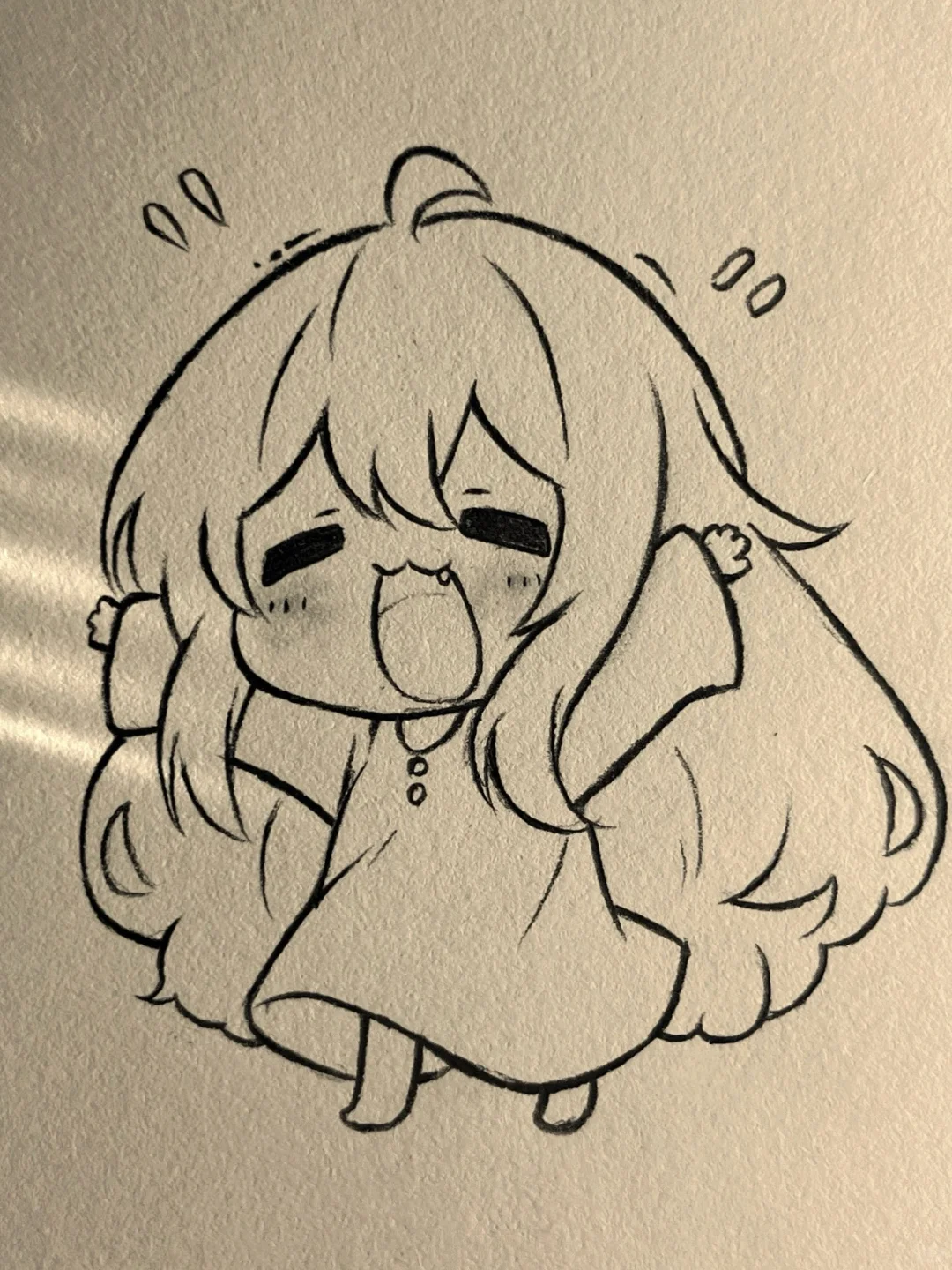 简笔画3️⃣5️⃣可爱女孩