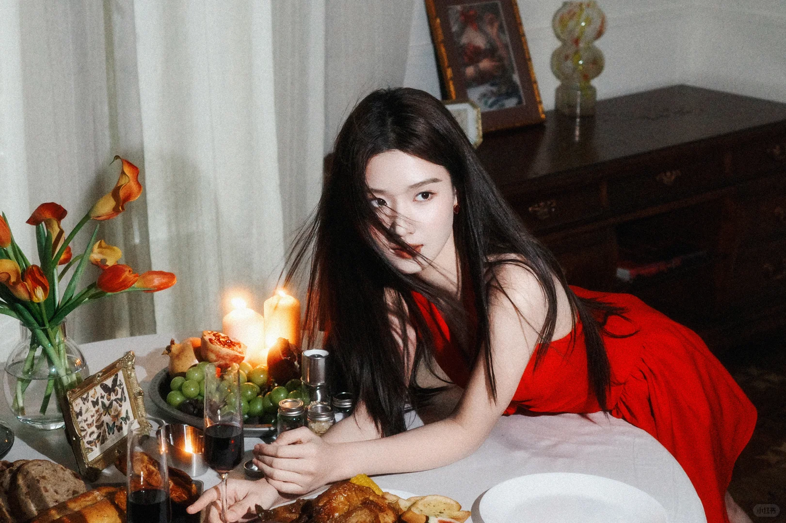 卢昱晓|《入青云》剧宣❤冷艳魅惑的红玫瑰