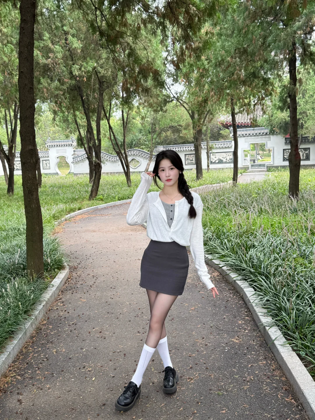 今天当学院风甜妹！