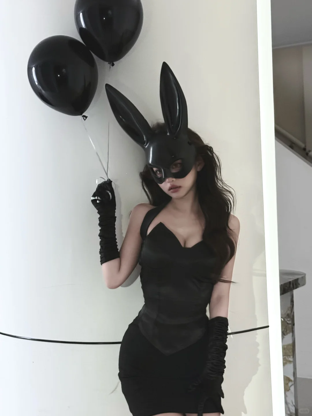 谁能抗拒暗黑系兔女郎的致命吸引力?🐰⚫️