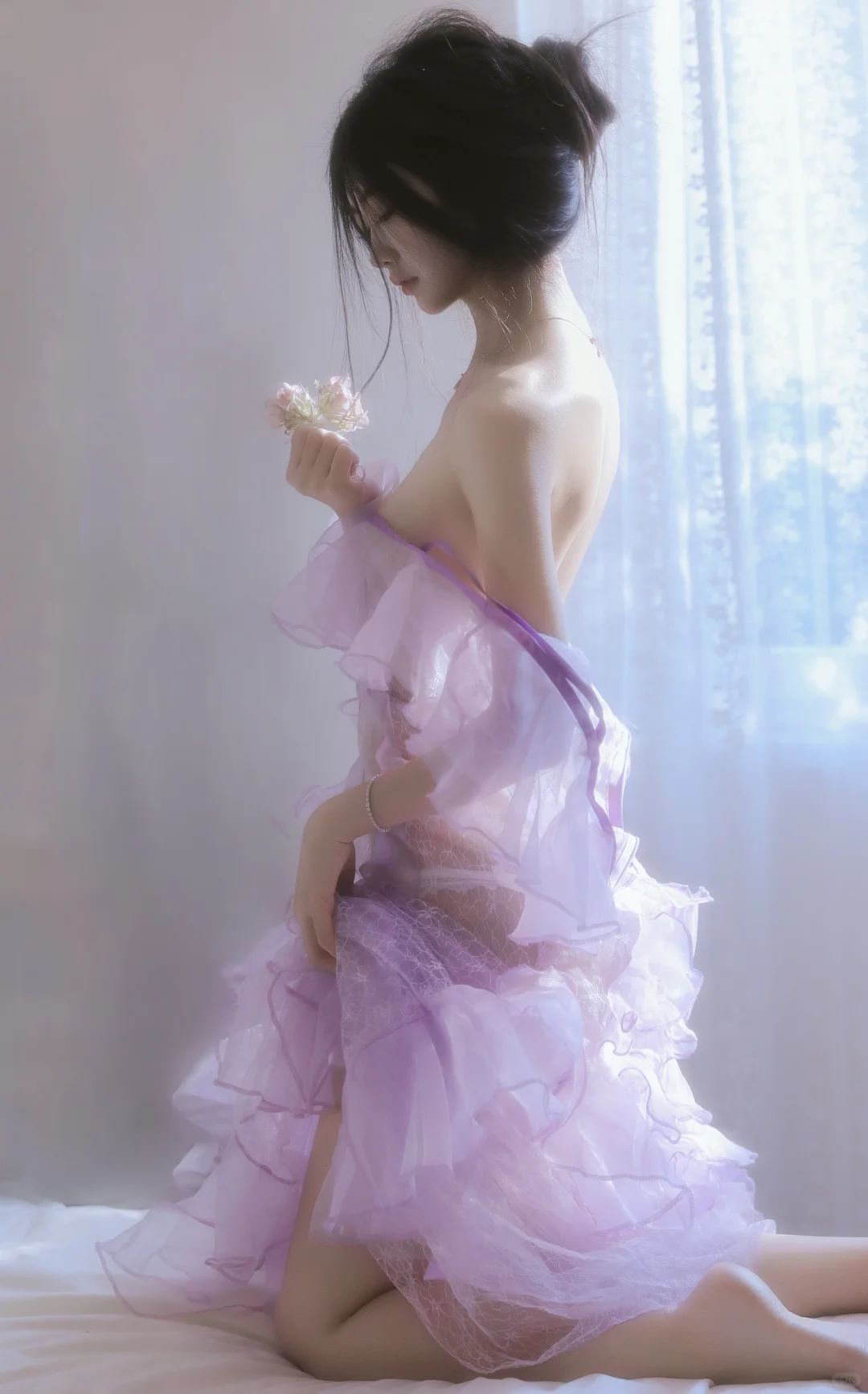 超仙轻私房|清冷紫色纯欲氛围感写真