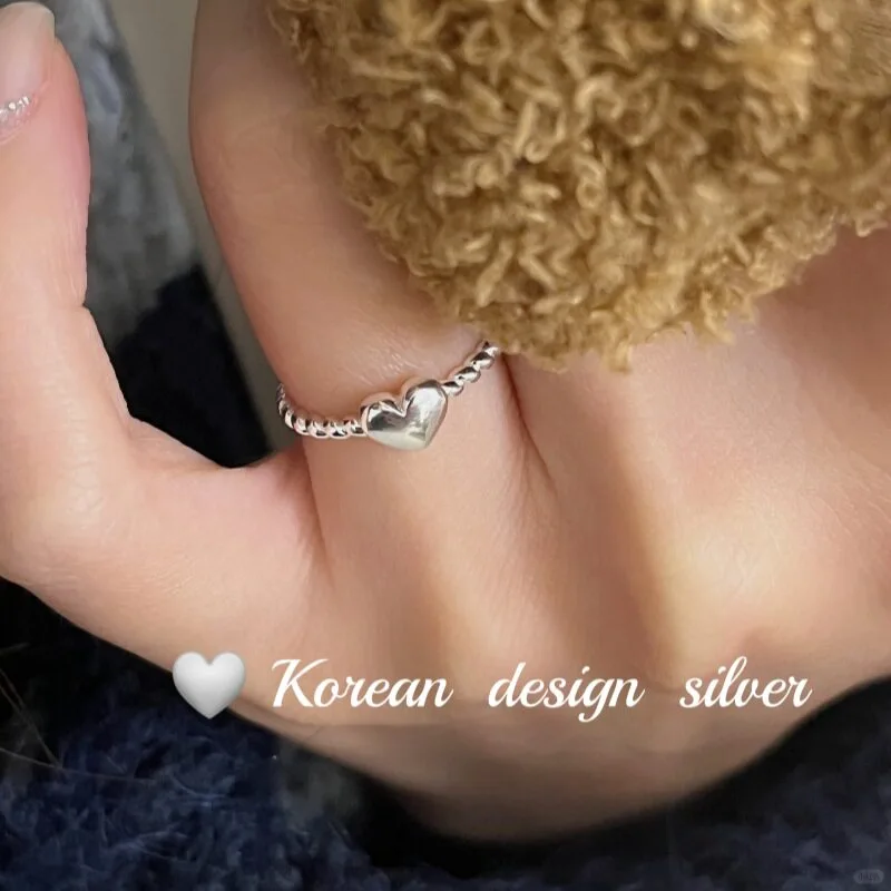 💍东大门麻花爱心戒指💖