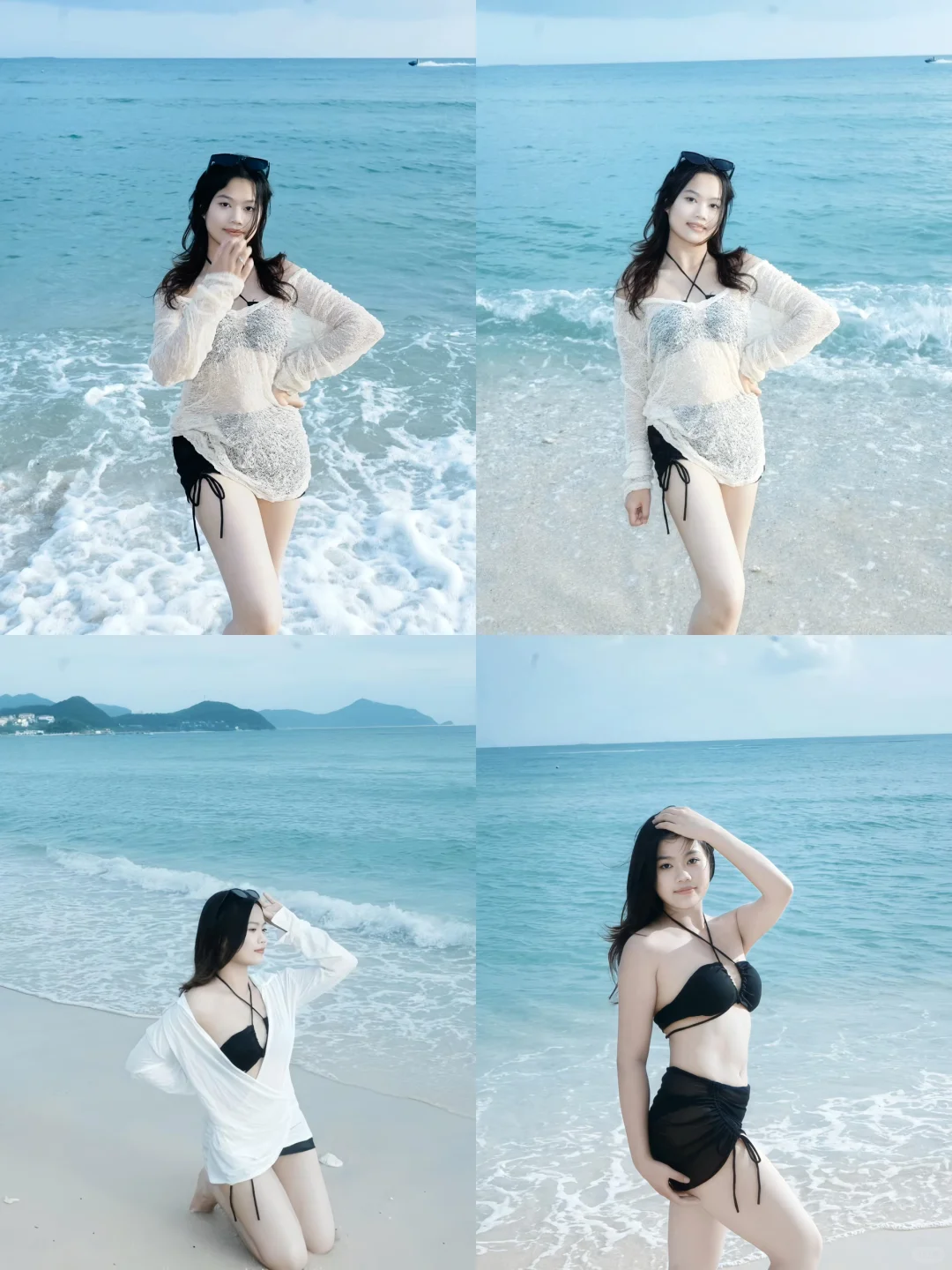 三亚陪拍|解锁纯欲松弛感,海边氛围感美女