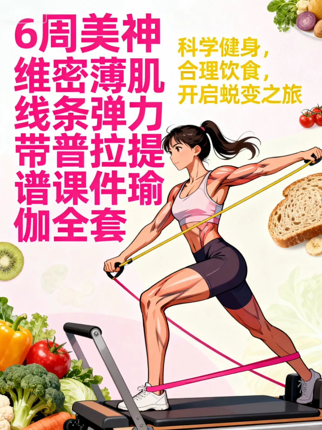 打造美神维密同款薄肌线条!这套资料绝了🥰