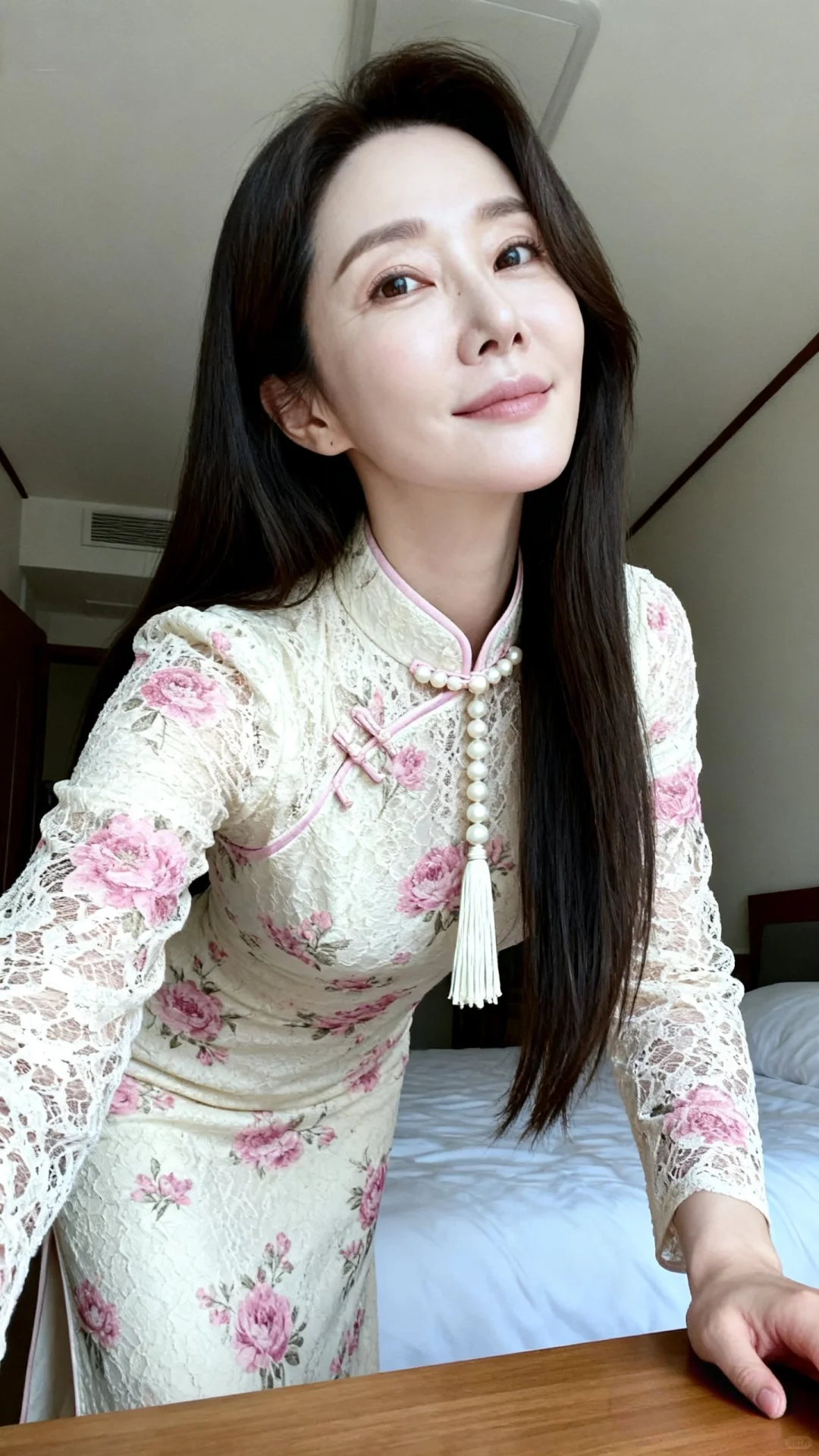 40岁|穿上旗袍|今天整条街都被姐姐的美炸