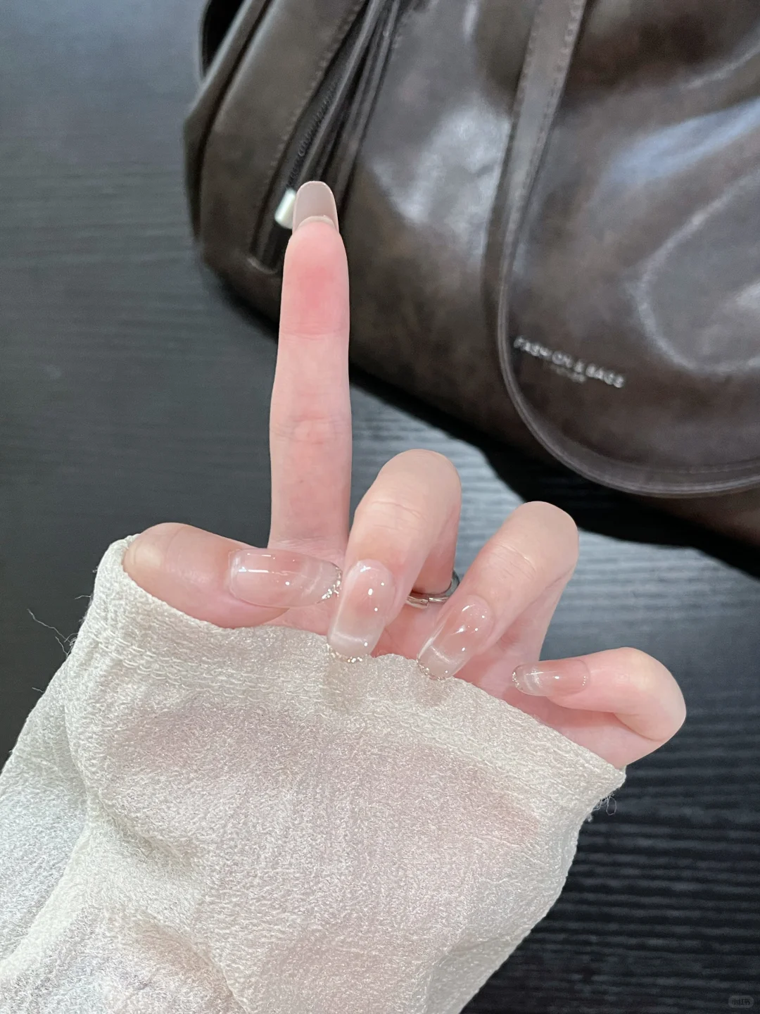 银箔法式加腮红 又纯又欲