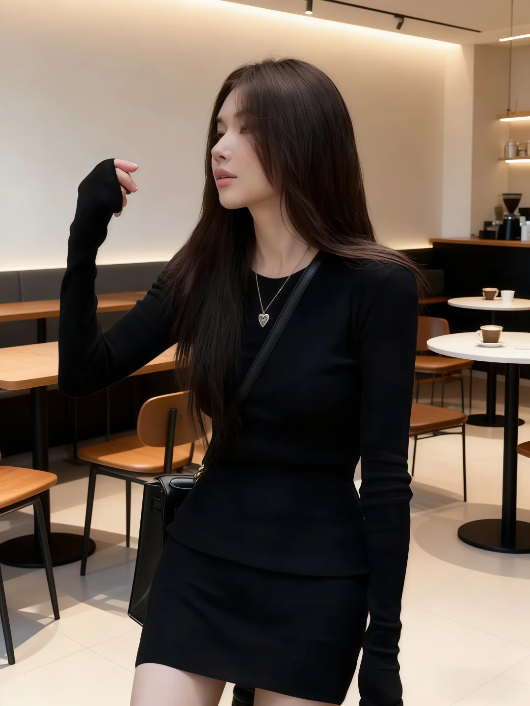 🖤纯欲风包臀裙，秋冬辣妹穿搭闭眼入！
