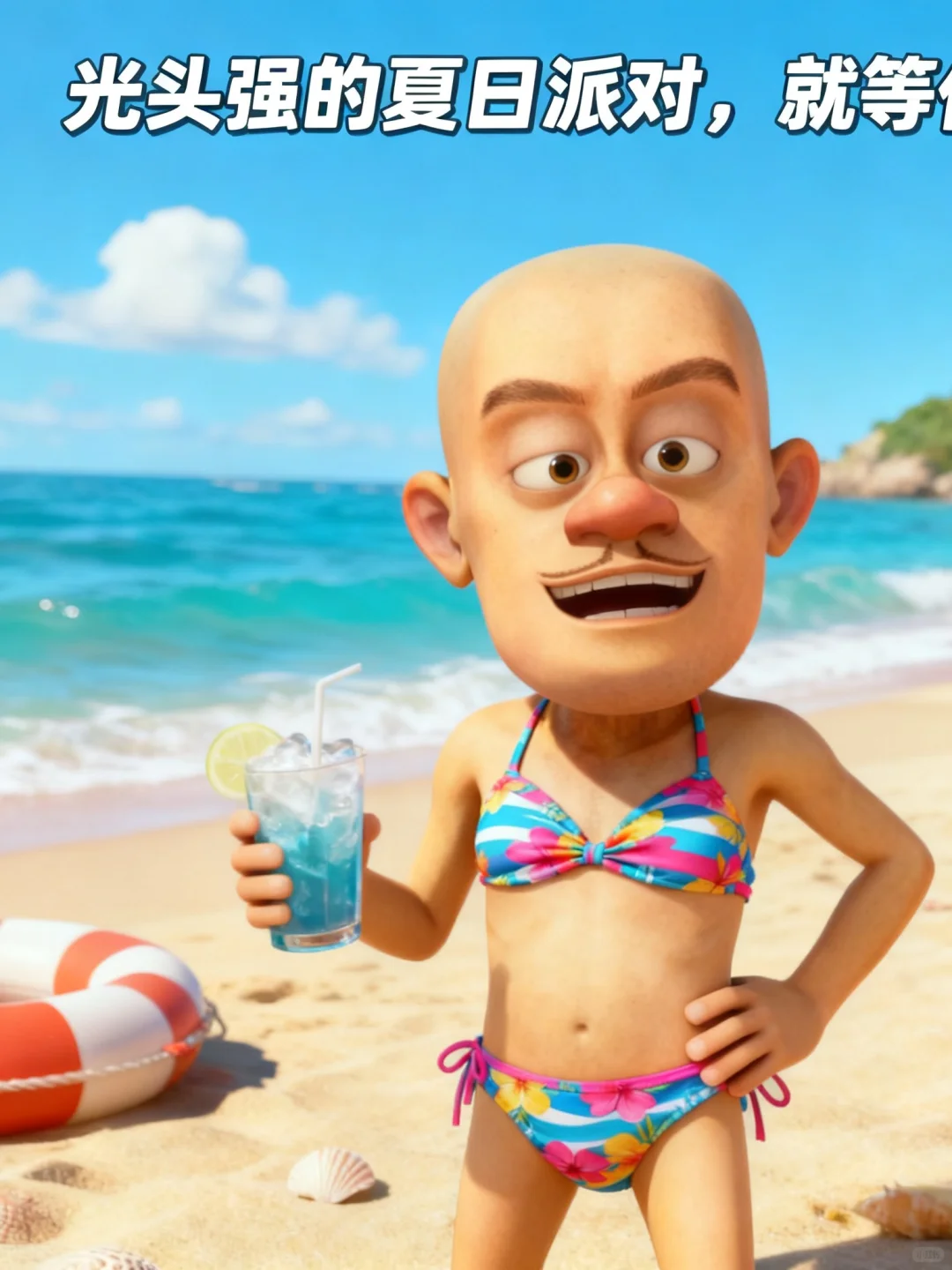 童年男神疯了?!强子夏日辣妹装喷我🌴