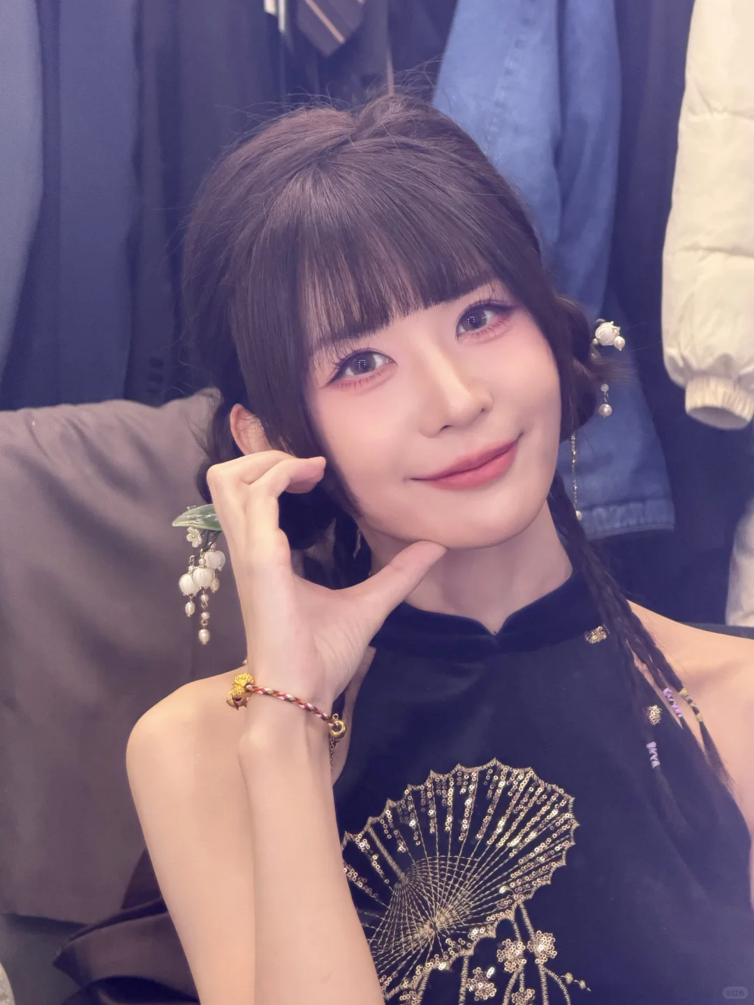 世界赛旗袍限定版！看到我的直角肩了吗