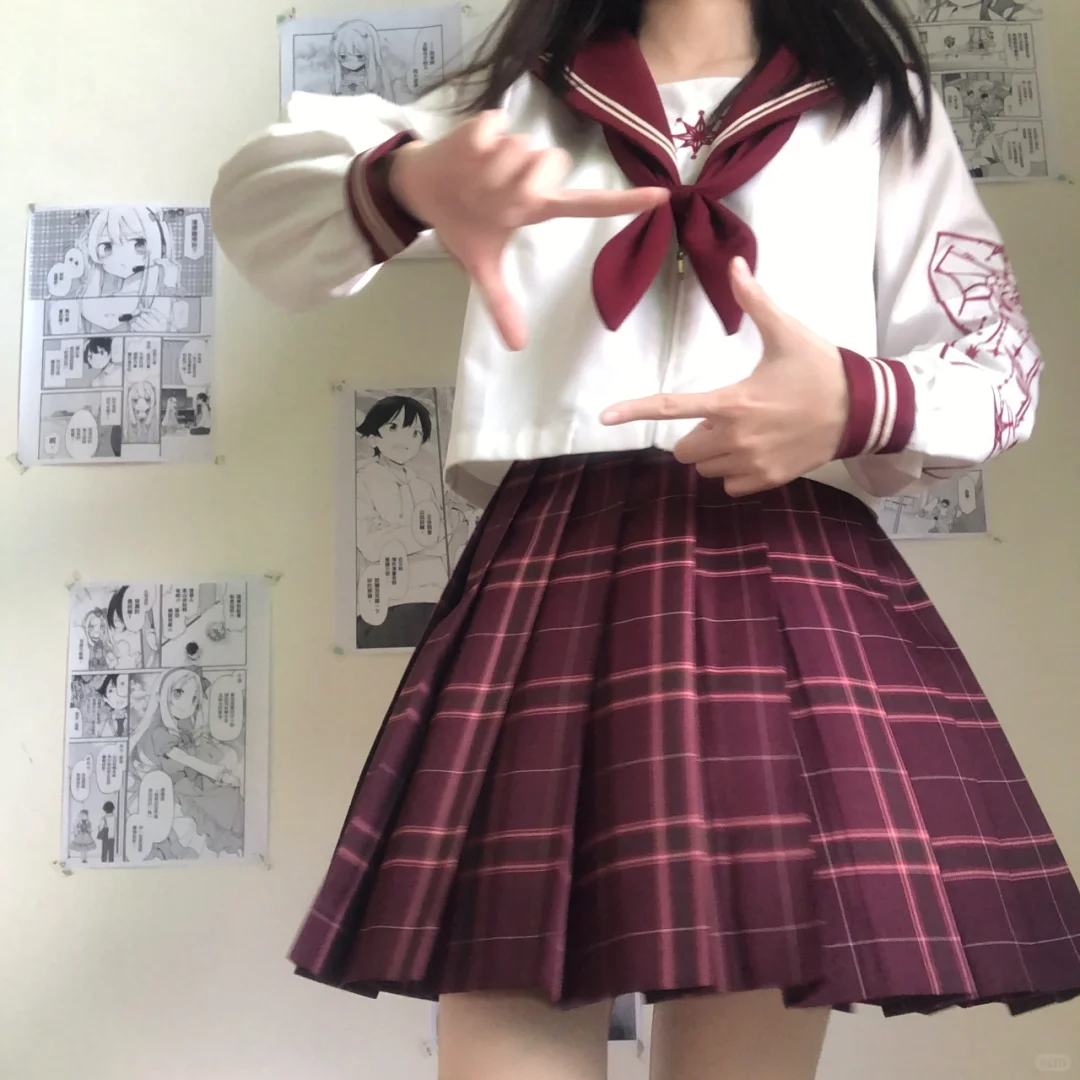 jk格裙/沙华绝绝子！