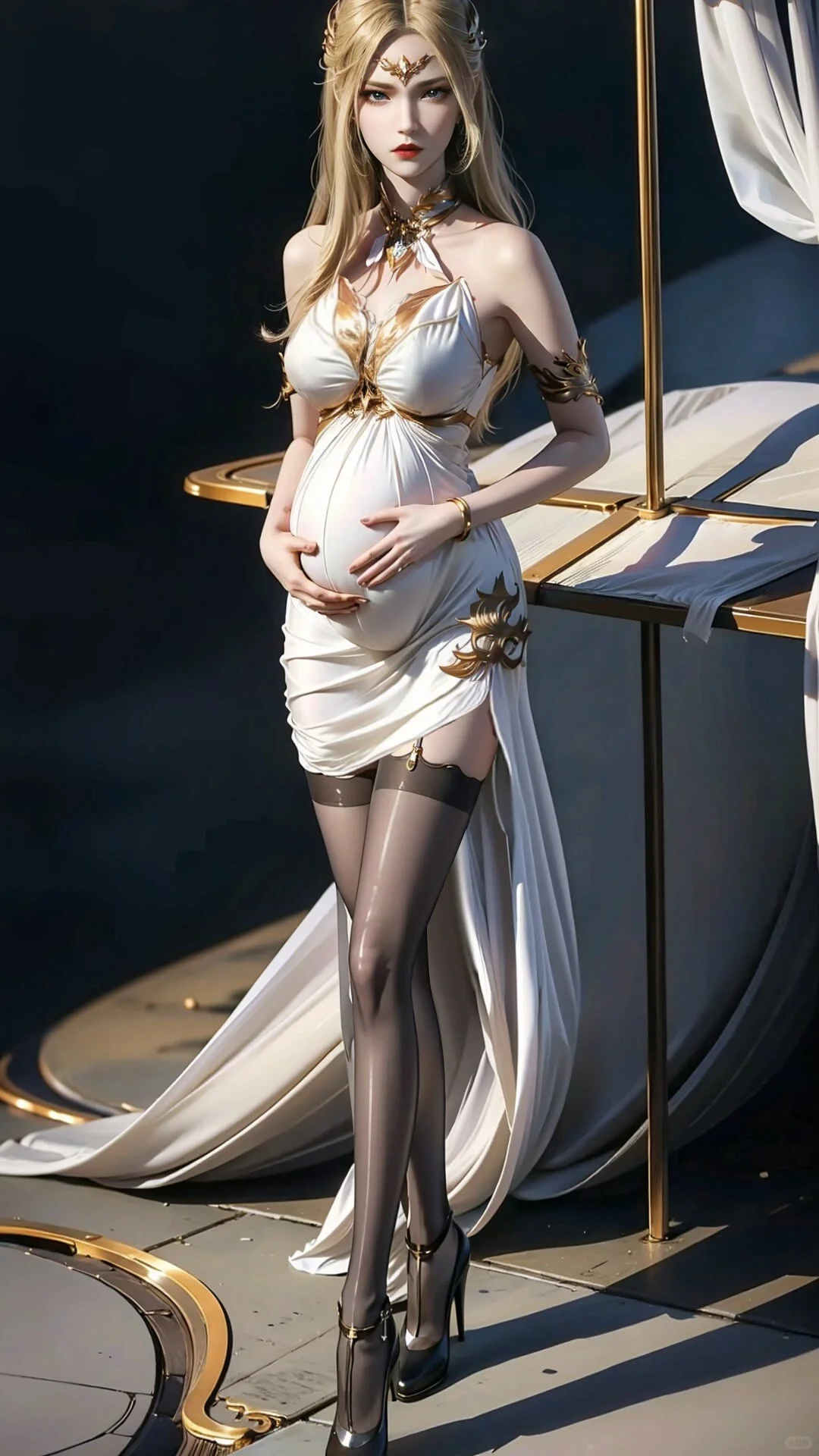 国漫女神孕照来了哦