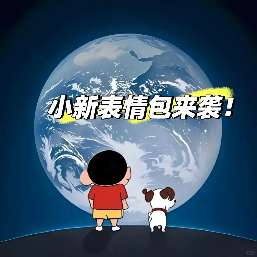蜡笔小新表情包自拿→_→
