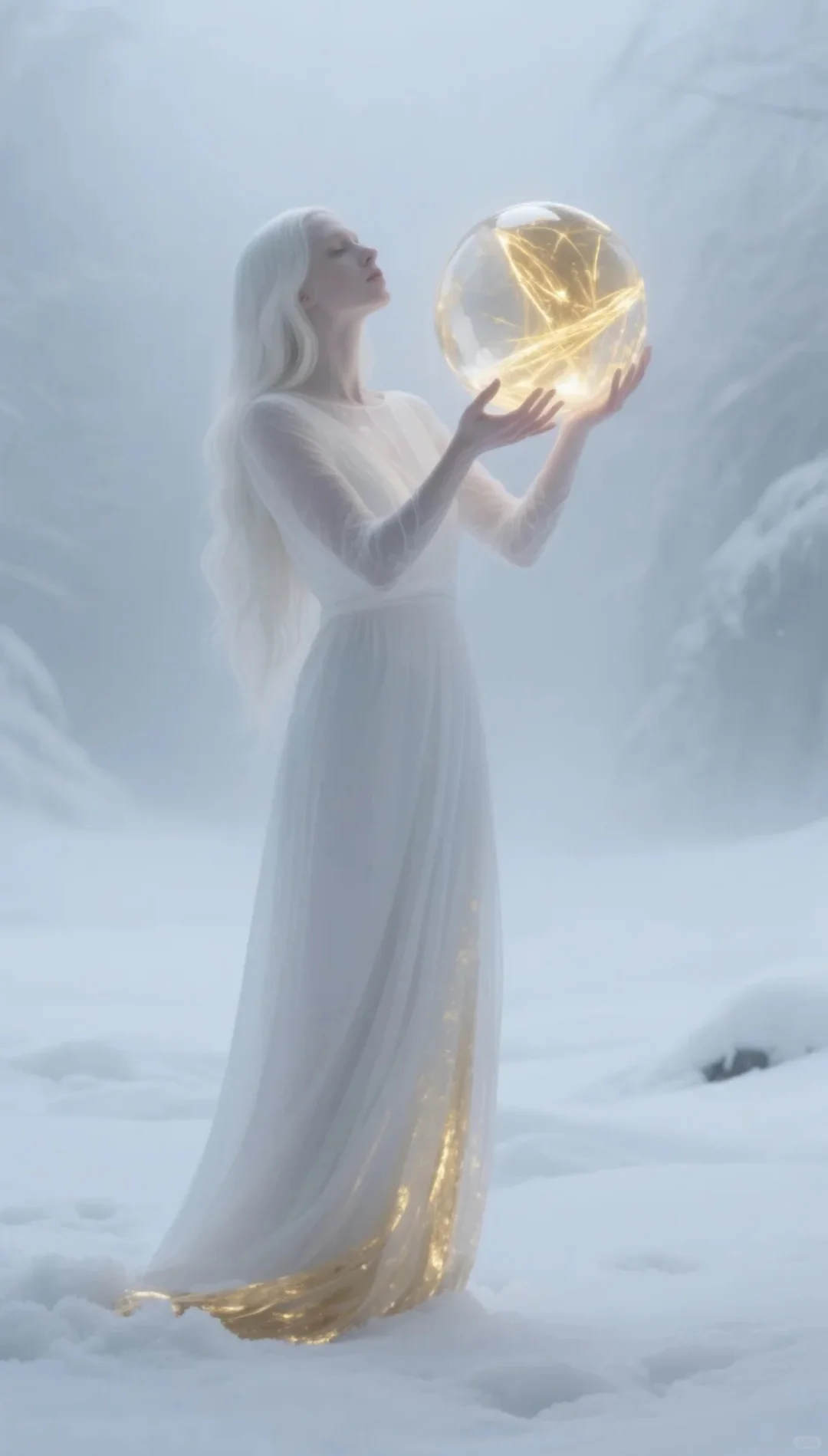 纯洁与魔法的交织,光之女神