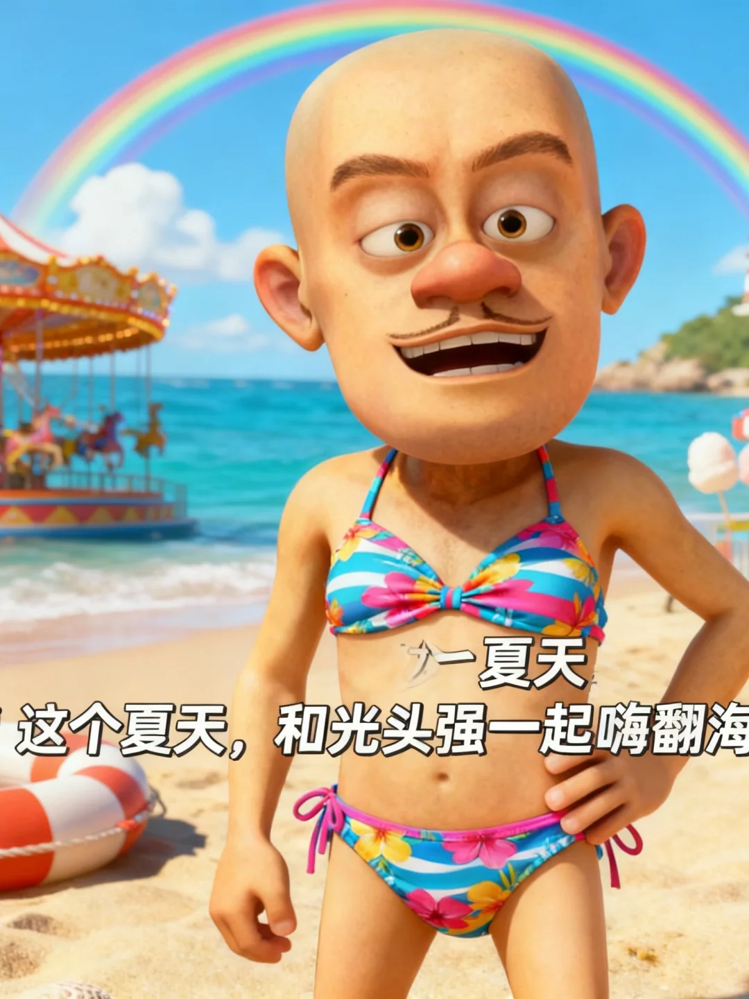 童年男神疯了?!强子夏日辣妹装喷我🌴